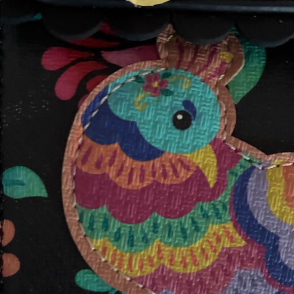 Vendula of London Elegant Black Floral Crossbody Bag - Picture 13 of 14